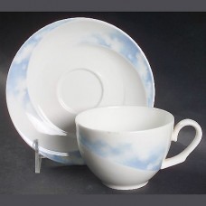 Wedgwood Clouds Blue Cup and Saucer
