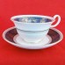 Wedgwood Columbia Blue Peony cup and saucer