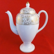 Wedgwood Florentine Gold Coffee Pot 10.25" tall