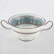 Wedgwood Florentine Turquoise Cream Soup 