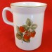 Wedgwood Fruit Sprays Mug Tall 4.25" tall