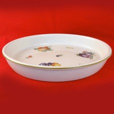 Wedgwood Fruit Sprays Oval Roaster 11.5" long
