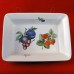 Wedgwood Fruit Sprays Rectangular Dish 6.5" long