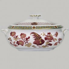 Wedgwood Golden Cockerel Covered Vegetable 10.5" long