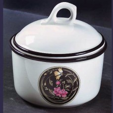 Wedgwood Mikado Brown Covered Sugar