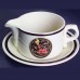 Wedgwood Mikado Brown Gravy Boat and Stand