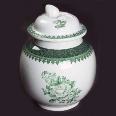 Wedgwood Mount Vernon Covered Sugar Bowl 3.75" tall