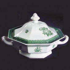 Wedgwood Mount Vernon Covered Vegetable Bowl 3.75" tall