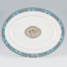 Wedgwood Runnymede Turquoise Medium Platter 14" long