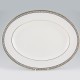 Wedgwood Ulander Black R4407 Large Platter 15.25" long