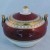 Wedgwood Ulander Ruby Covered Sugar Bowl