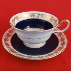 Wedgwood Whitehall Cobalt Blue Cup and Sauer