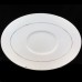 WHITE & PLATINUM by Royal Tuscan 5 Piece Place Setting 