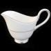 WHITE & PLATINUM by Royal Tuscan Covered Sugar Bowl