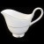 WHITE & PLATINUM by Royal Tuscan Creamer 3.75" tall