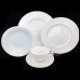 WHITE & PLATINUM by Royal Tuscan Dinner Plate 10.5"