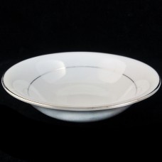 WHITE & PLATINUM by Royal Tuscan Fruit Saucer 5.5"
