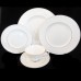 WHITE & PLATINUM by Royal Tuscan Tea Saucer