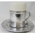 Wilton Armetale Pewter Queen Anne Cup & Insert & Saucer