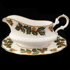 YULETIDE by Rosina-Queen's Gravy Boat & Stand