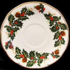 YULETIDE by Rosina-Queen's Tea Saucer 5.75"
