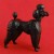 Beswick Poodle Black 3.75" tall