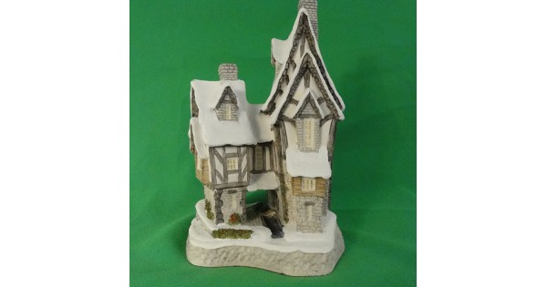 美品 David Winter 1991 クリスマス限定 フレッドの家 英国製 David Winter Fred's Home 1991