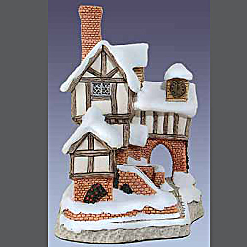 David Winter Cottages Ebenezer Scrooges Counting House Christmas 1987