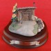 Disney Three Little Pigs Fiddler Pigs Stick House 3.5" tall