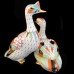 Hollohaza figurine Pair Crested Grebe 9" tall