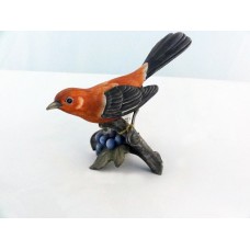 Kaiser Scarlet Tanger With Berries 5.25 inches tall #464