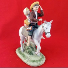 Norman Rockwell Off To School 6.75" tall