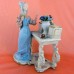 Porcelain of Italy Lady Arranging Flowers 8 inches tall
