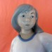 Rex Girl with Bag of Flowers and Puppy 4.5" tall