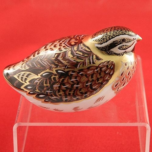 Royal Crown Derby Dappled Quail 2.5