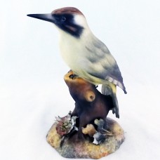 Royal Crown Derby Green Woodpecker XXXV 5.5 inches tall