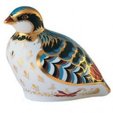 Royal Crown Derby Red Legged Partridge 3" tall