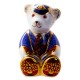 Royal Crown Derby School Boy Teddy 3" tall