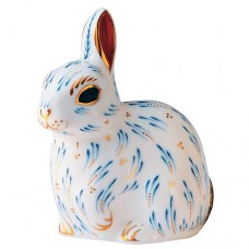 Royal Crown Derby Snowy Rabbit 4" tall
