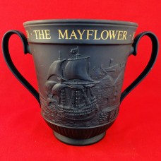 Royal Doulton Mayflower Loving Cup 8.25" tall