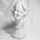 Tharaud Limoges bisque bust of Girl