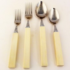 Denby Energy Flatware IVORY 4 Piece Place Setting