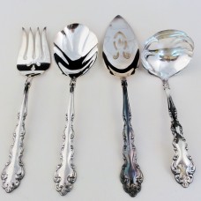 MODERN BAROQUE by Oneida Silverplate Hostess Set
