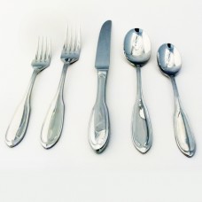 RETRONEU Stainless CARRI 5 Piece Place Setting NEW