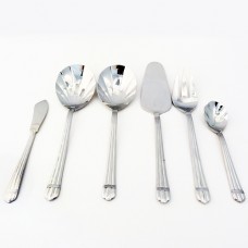 RETRONEU Stainless LOUVRE 6 Piece Hostess Set NEW