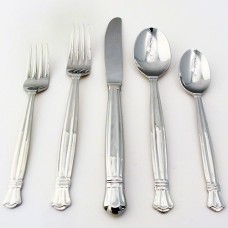 RETRONEU Stainless ROYALE 5pc Place Setting NEW