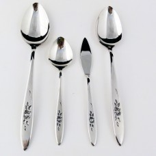 ROSE SHADOW by Oneida Stainless 4 Piece Serving Set