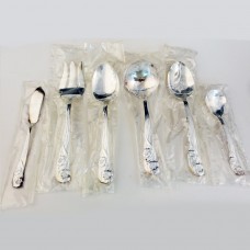 TRILLIA by Oneida Silverplate 6 Piece Hostess Set TRILLIA by Oneida Silverplate 6 Piece Hostess Set