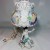 Dresden Lamp Male Figure and shade 10 inches high