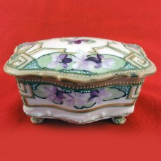 Noritake Box Oblong 4" long Nippon "M" mark